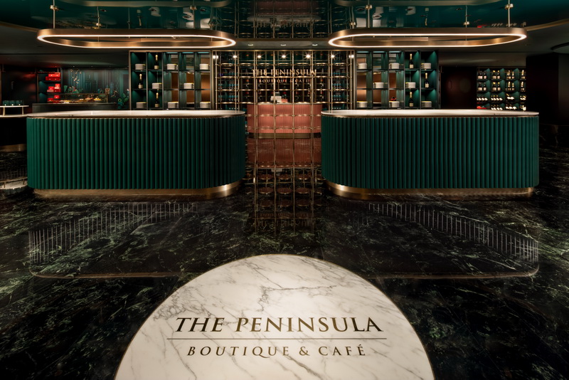 the peninsula boutique and cafe entrance full