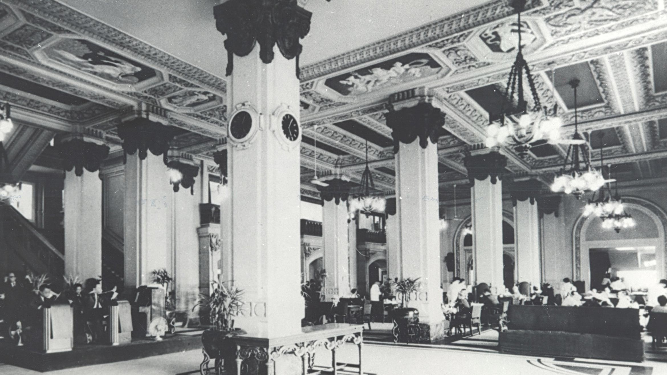 The Peninsula Hong Kong - The Lobby circa 1950