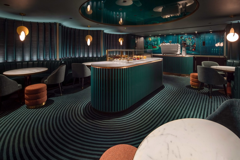 the peninsula boutique and cafe tea area